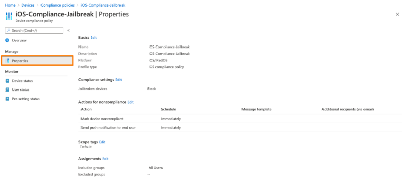 Azure AD Conditional Access device compliance with Workspace ONE