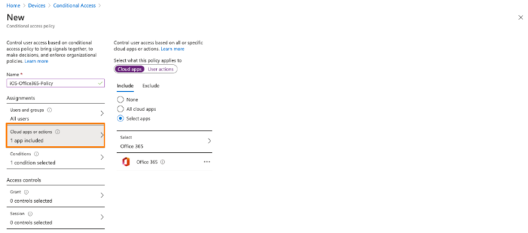 Azure AD Conditional Access device compliance with Workspace ONE